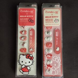 The Crème Shop x Hello Kitty Press-On Nails - Red and Pink - 2 Sets